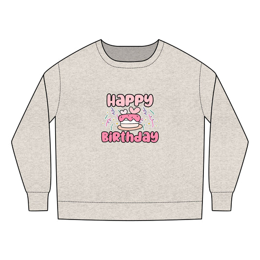 Toddler Sweatshirt - Wild Birthday Vibes Leopard Print PNG