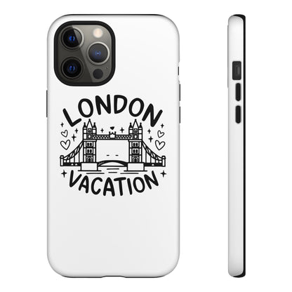 London Vacation Phone Case, Travel Accessories, Unique Gift, London Lover, Custom Phone Cover, Vacation Souvenir