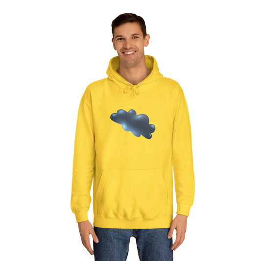 Unisex College Hoodie - Relaxed Serene Cloudscape