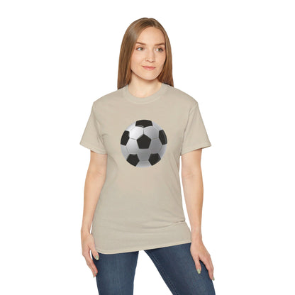 Dynamic Football Design - Sports Passion and Energetic Unisex Ultra Cotton Tee