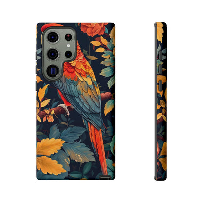 Vibrant Parrot Phone Case - Tough, Stylish, Nature-Inspired, Tropical, Wildlife, Perfect Gift, Summer Vibes