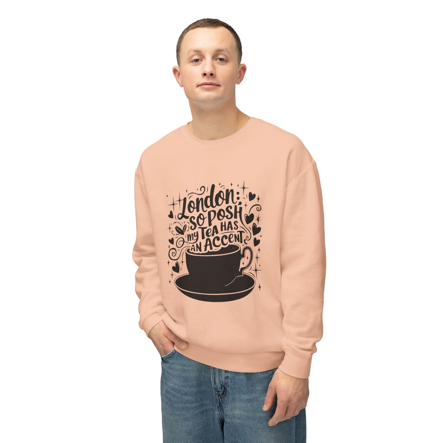 Unisex Lightweight Crewneck Sweatshirt - London's Tea