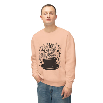 Unisex Lightweight Crewneck Sweatshirt - London's Tea