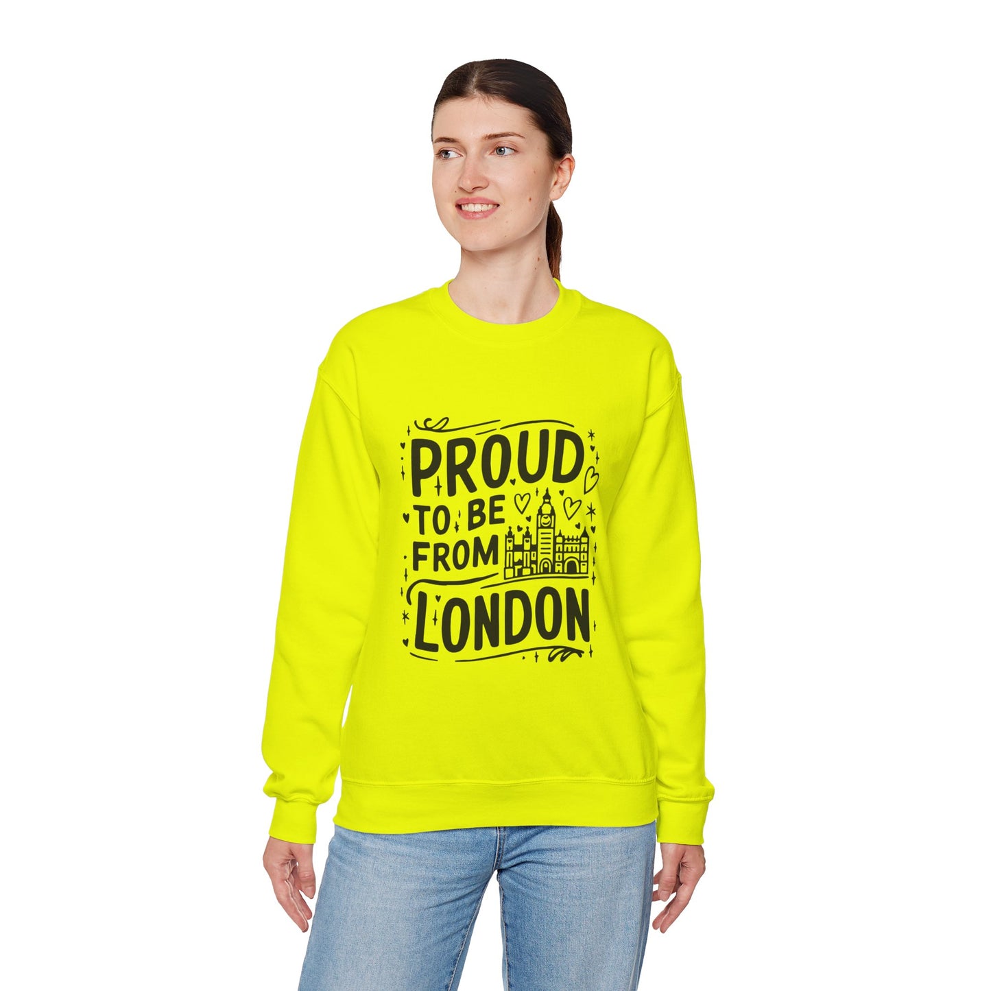 Unisex Heavy Blend™ Crewneck Sweatshirt - Proud to be from London