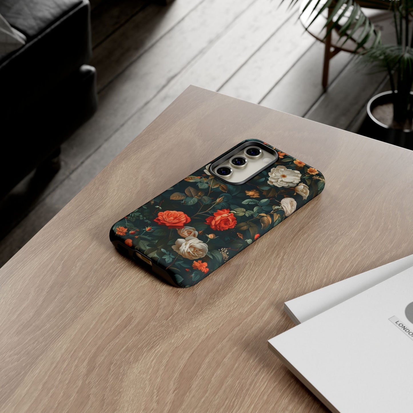 Floral Phone Case | Tough Cases with Elegant Design | Gift for Her, Mother's Day, Birthdays, Personalized, Trendy Tech Accessories