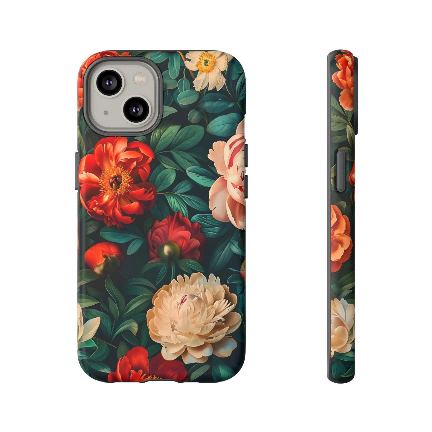 Floral Phone Case - Tough Cases, Vibrant Protection, Gift for Her, Cute Floral Design, Trendy Accessory, Perfect for Spring