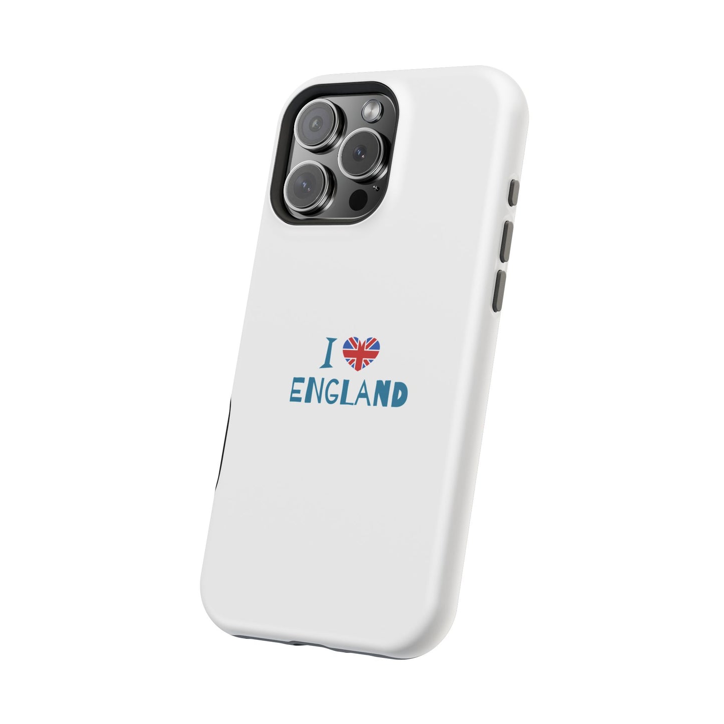 I Love England Magnetic Tough Cases, Phone Cover, Gift for Travelers, Souvenir, England Pride, Durable Phone Protection