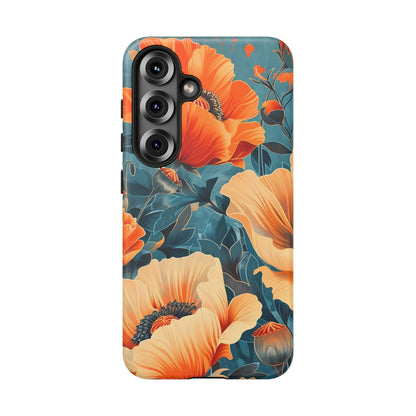 Floral Phone Case, Tough Cases for Protection and Style, Spring Aesthetic, Gift for Her, Phone Accessory for Nature Lovers