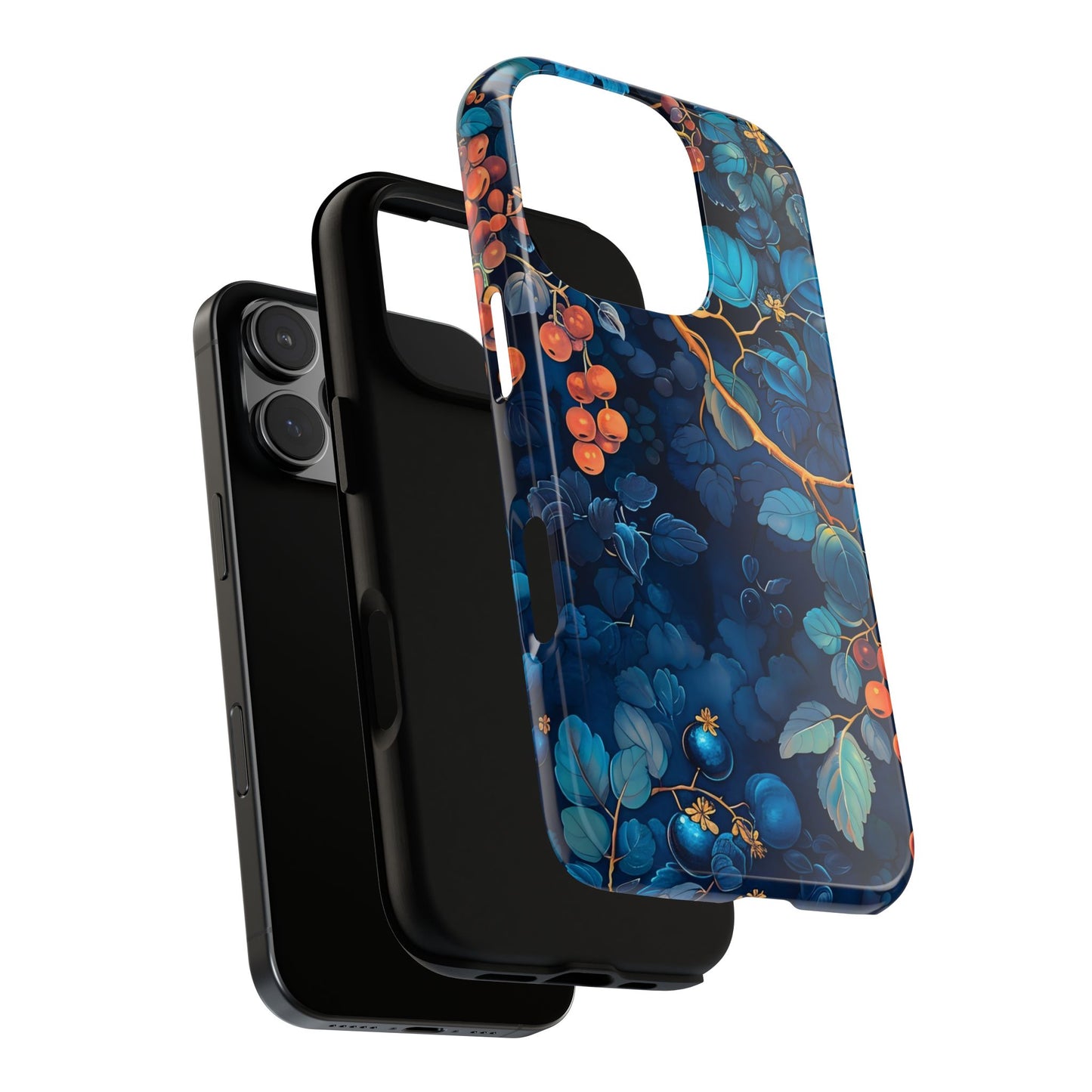Artistic Phone Case with Floral Design, Tough Cases for iPhone, Nature-Inspired Accessory, Unique Gift for Her, Protective Cover
