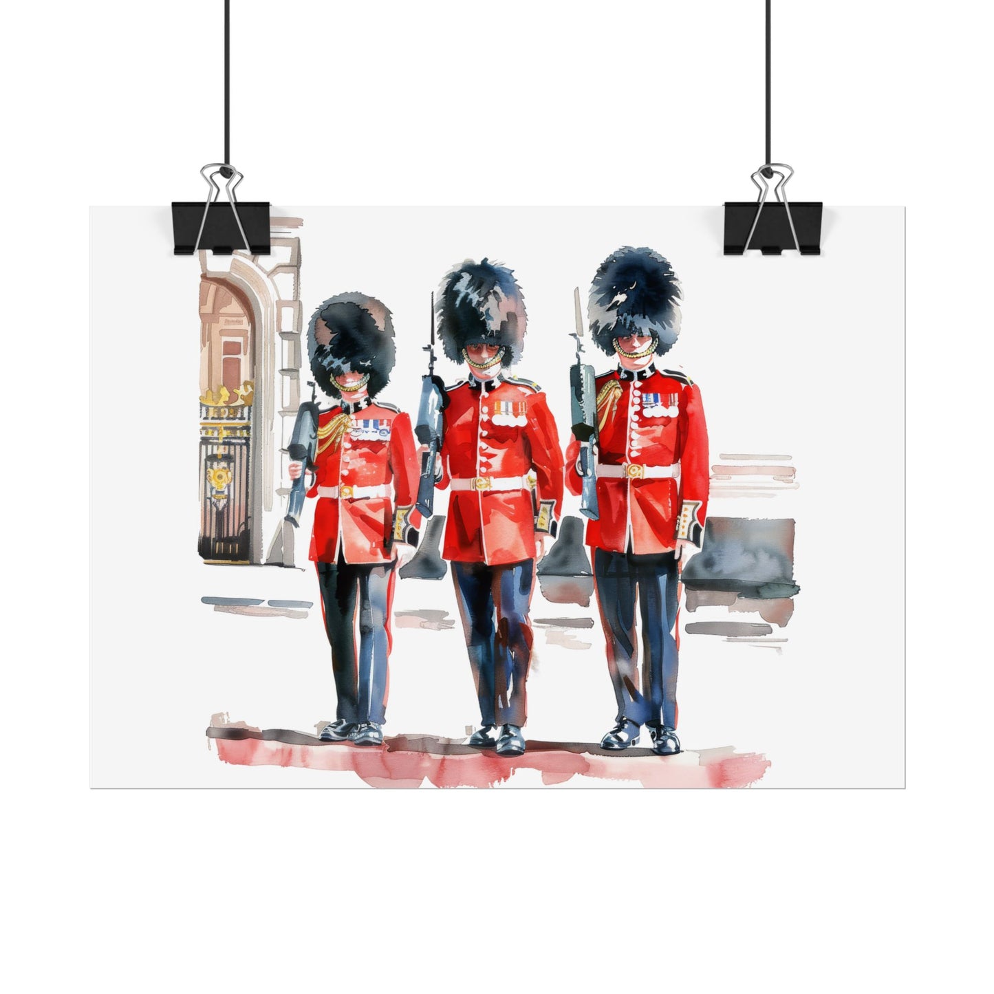 London Guard Roll-Up Posters, British Soldier Art Prints, Home Decor, Travel Gifts, Wall Art for Various Occasions