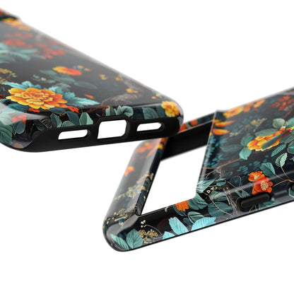 Floral Phone Case | Tough Cases, Protective Cover, Gift for Her, Autumn Vibes, Floral Phone Accessory, Unique Design