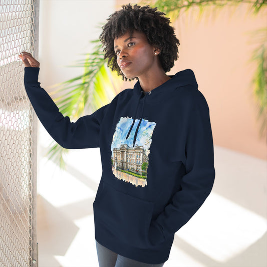 Three-Panel Fleece Hoodie - British Nature - Scenic Landscapes and Natural Beauty