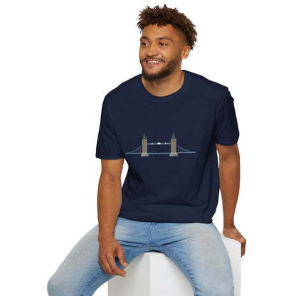 Tower Bridge - Iconic London Landmark Classy Unisex Softstyle T-Shirt