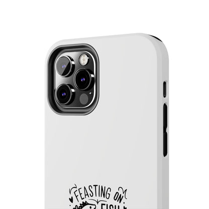 Feasting on Fish & Chips Tough Phone Case - London Inspired Design