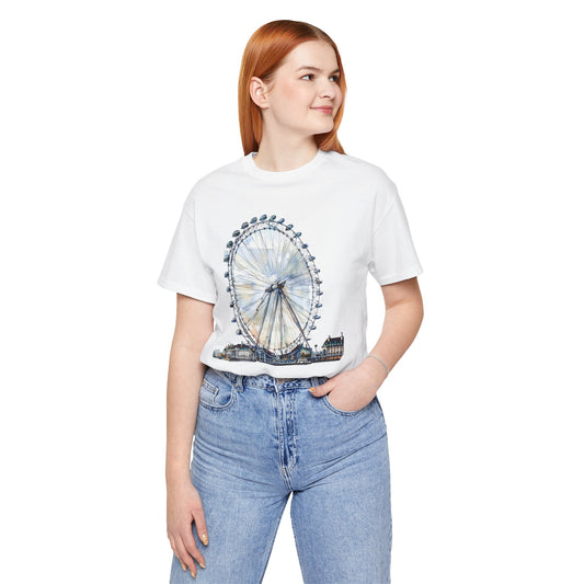 Unisex Jersey Short Sleeve Tee - Iconic London Eye Design