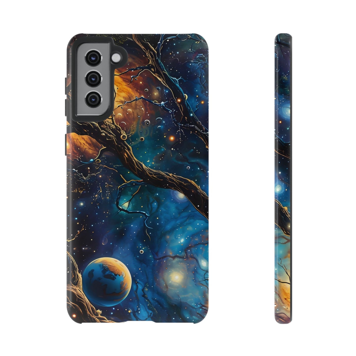 Galaxy-Themed Phone Case, Astronaut Gift, Space Lover Accessory, Unique Phone Cover, Cosmic Art Case