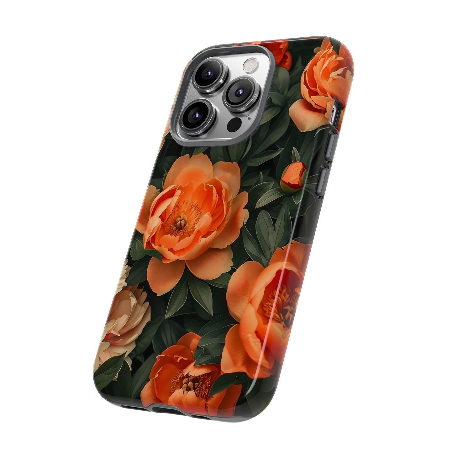 Stylish Floral Phone Case, Tough Cases, Floral Phone Cover, Gift for Her, Spring Accessories, Mother's Day, Phone Protection