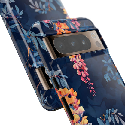 Floral iPhone Case, Tough Phone Cover, Gift for Her, Nature Lover Accessory, Spring Decor, Unique Floral Design