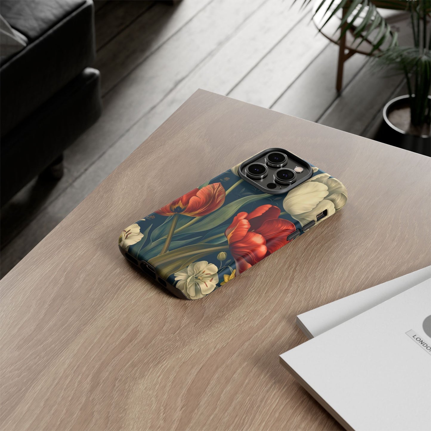 White Flower Tough Cases
