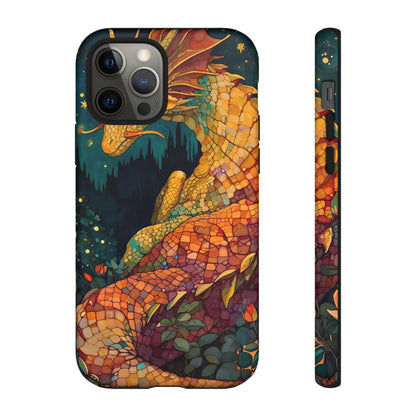 Dragon Art Phone Case, Tough Phone Cover, Fantasy Gift, Unique Mobile Accessory, Dragon Lover Gift, Stylish Protection