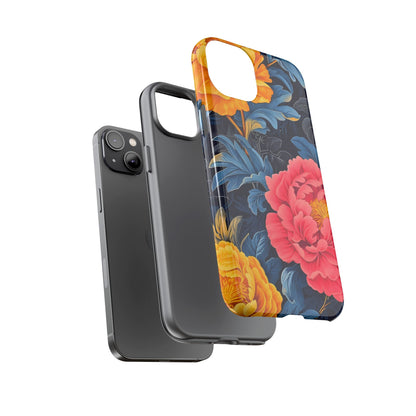 Floral Phone Case, Tough Cases, Stylish Mobile Cover, Gifts for Her, Phone Accessories, Unique Flower Design