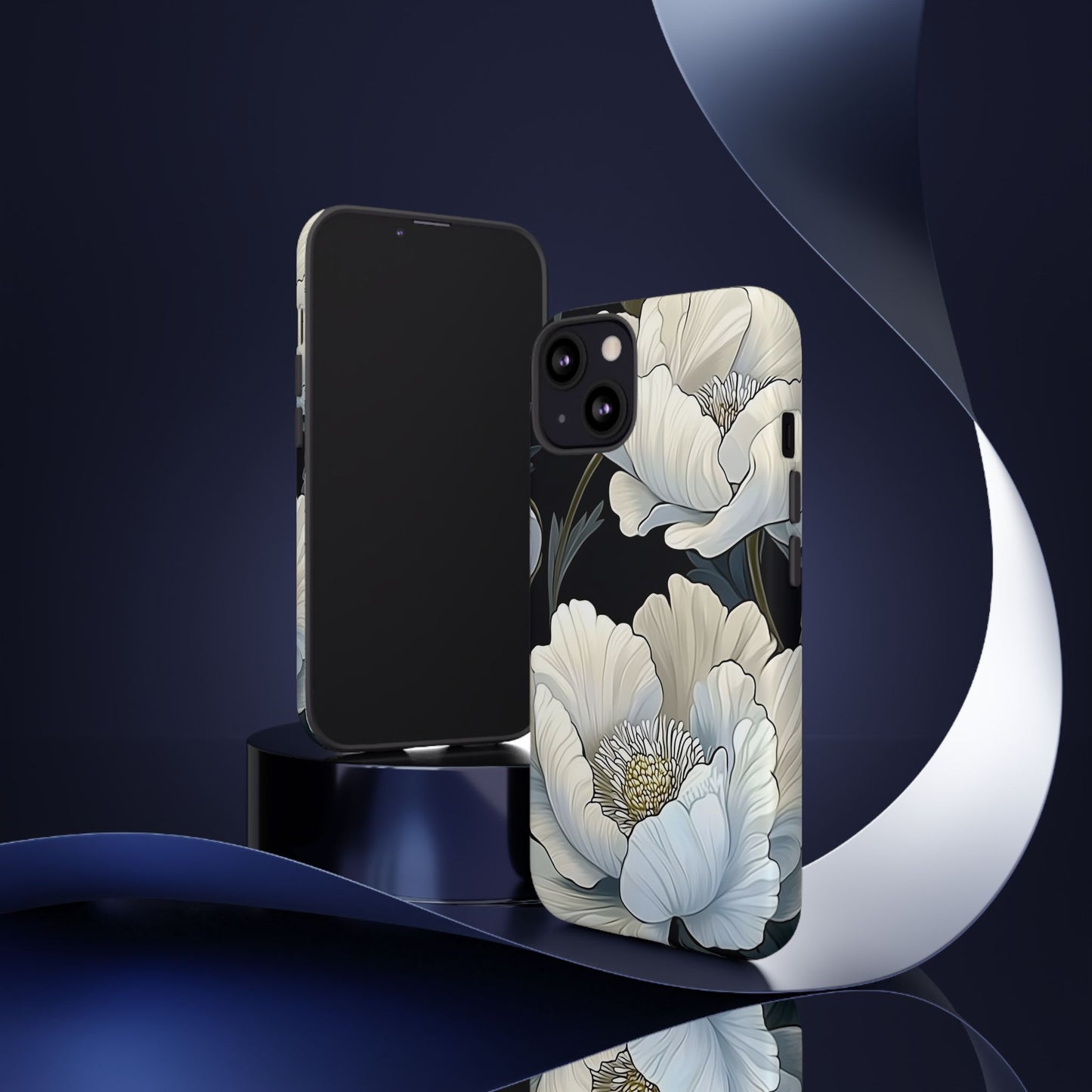 Floral Phone Case, Tough Cases for Women, Stylish Phone Cover, Floral Design Phone Protector, Nature Inspired Tech Accessories