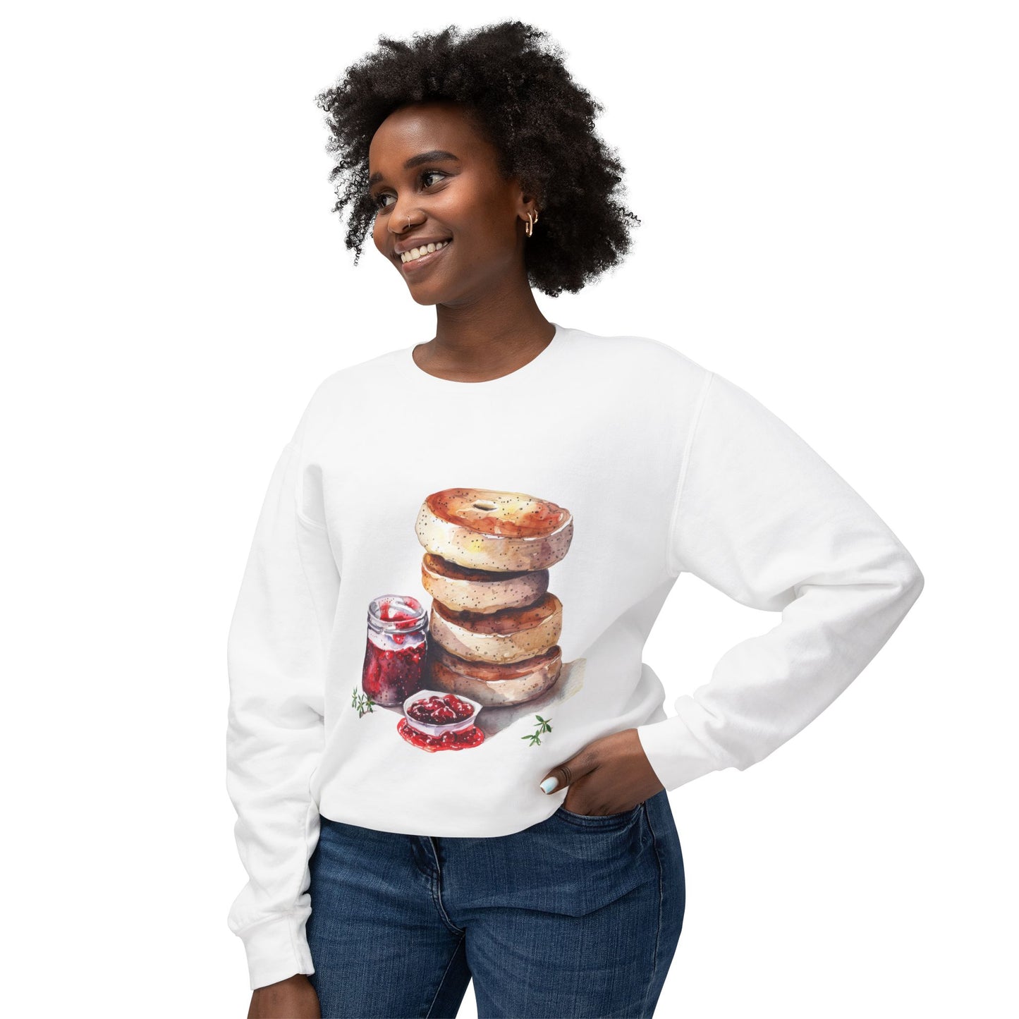 Unisex Lightweight Crewneck Sweatshirt - British Royal Cuisine