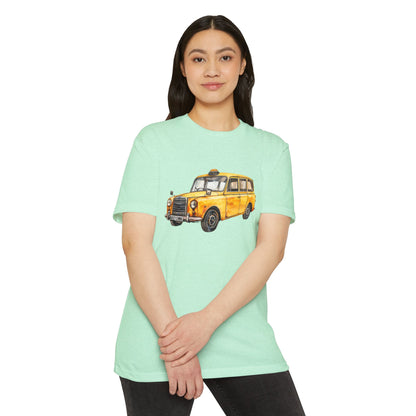 Unisex CVC Jersey T-shirt - British Vintage Car