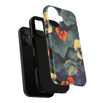 Tough Cases Floral iPhone Case, Tough Phone Cover, Stylish Floral Design, Gift for Her, Summer Vibe, Durable Protective Case