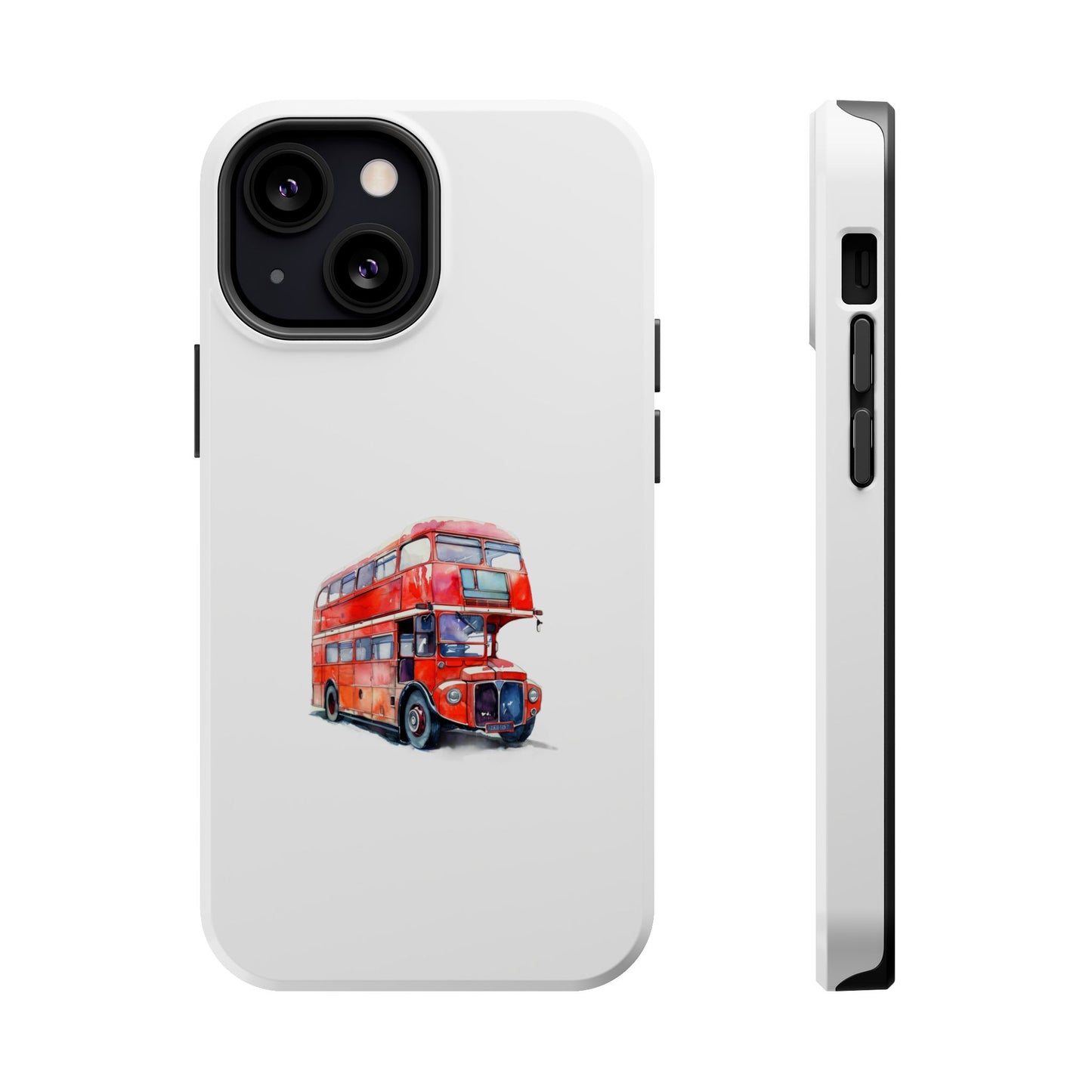 Stylish Magnetic Phone Cases | London Bus Design, Unique Gift for Travelers, Durable Protection, Trendy Accessories, Phone Covers