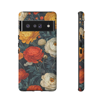 Floral Tough Case for Phones | Durable Floral Phone Cover, Boho Chic, Unique Gift for Her, Phone Protection, Flower Design