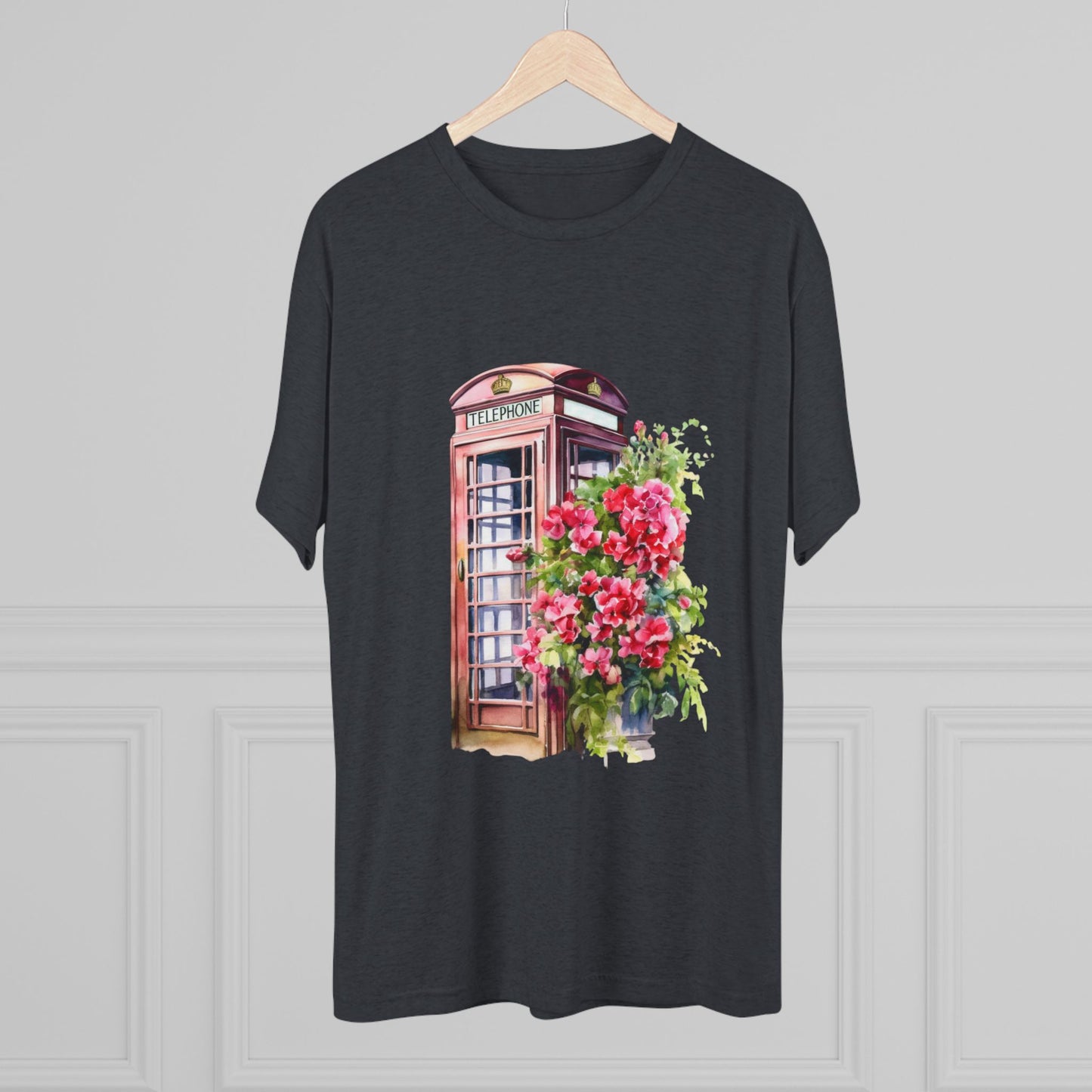 London Aesthetic Trendy Unisex Tri-Blend Crew Tee