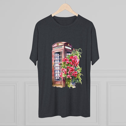 London Aesthetic Trendy Unisex Tri-Blend Crew Tee