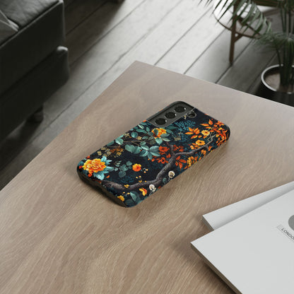 Floral Phone Case | Tough Cases, Protective Cover, Gift for Her, Autumn Vibes, Floral Phone Accessory, Unique Design