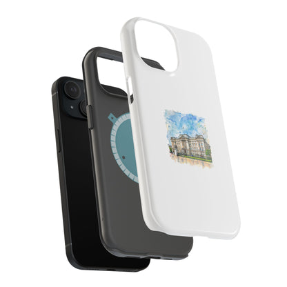 Artistic Magnetic Phone Case, Custom Tough Case, Unique Phone Cover, Gift for Travelers, Landscape Design, Protective Case