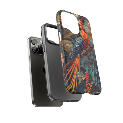 Vibrant Phone Case with Exotic Bird Design, Floral Phone Cover, Tough Case for Nature Lovers, Unique Gift Idea, Phone Accessory, [...]