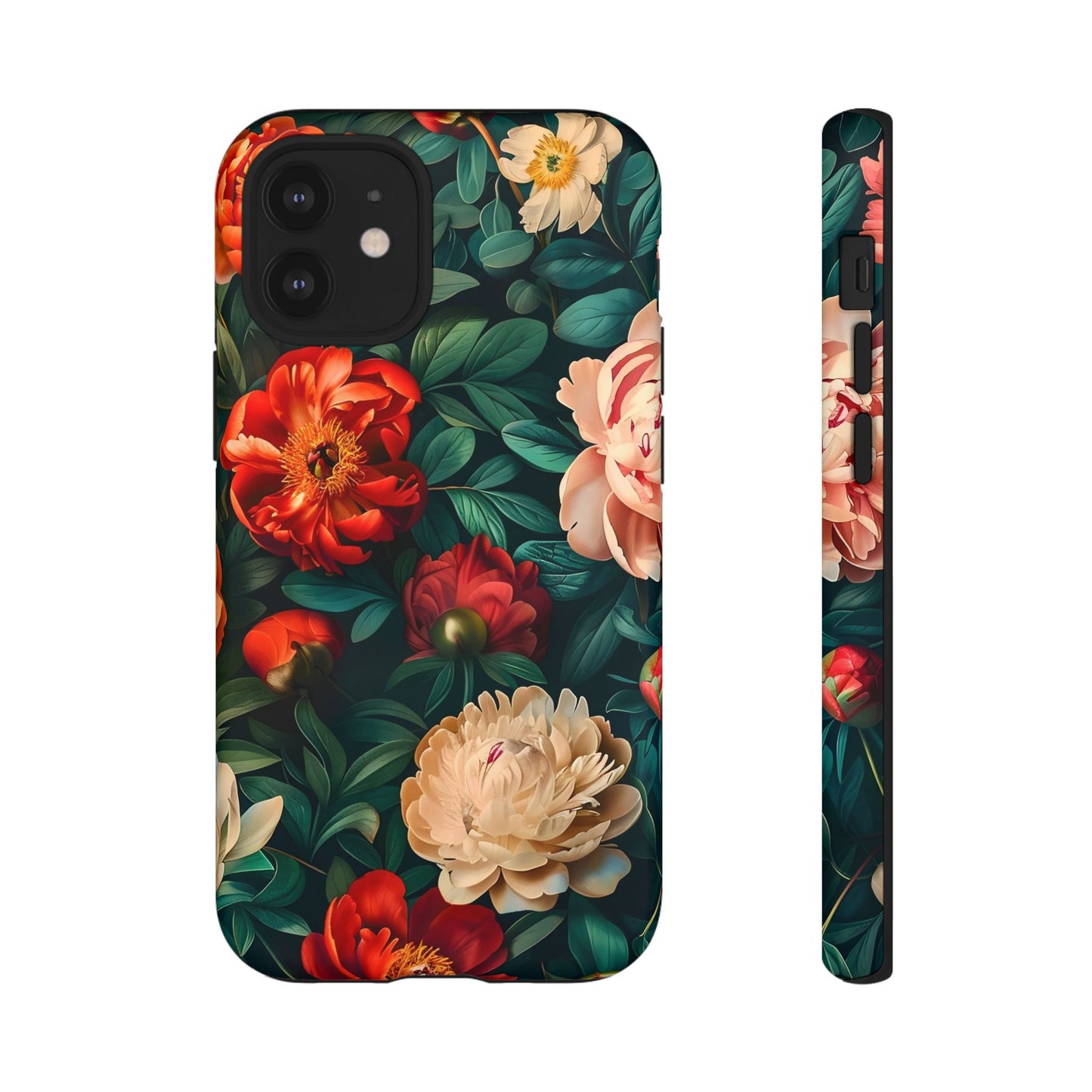 Floral Phone Case - Tough Cases, Vibrant Protection, Gift for Her, Cute Floral Design, Trendy Accessory, Perfect for Spring