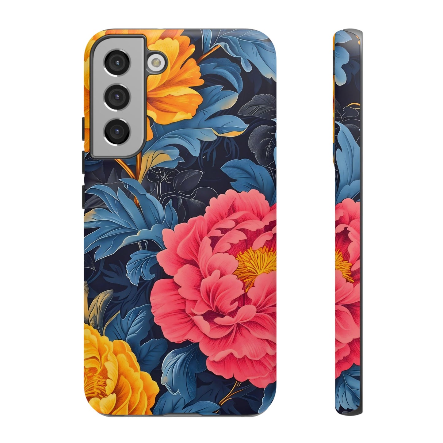 Floral Phone Case, Tough Cases, Stylish Mobile Cover, Gifts for Her, Phone Accessories, Unique Flower Design