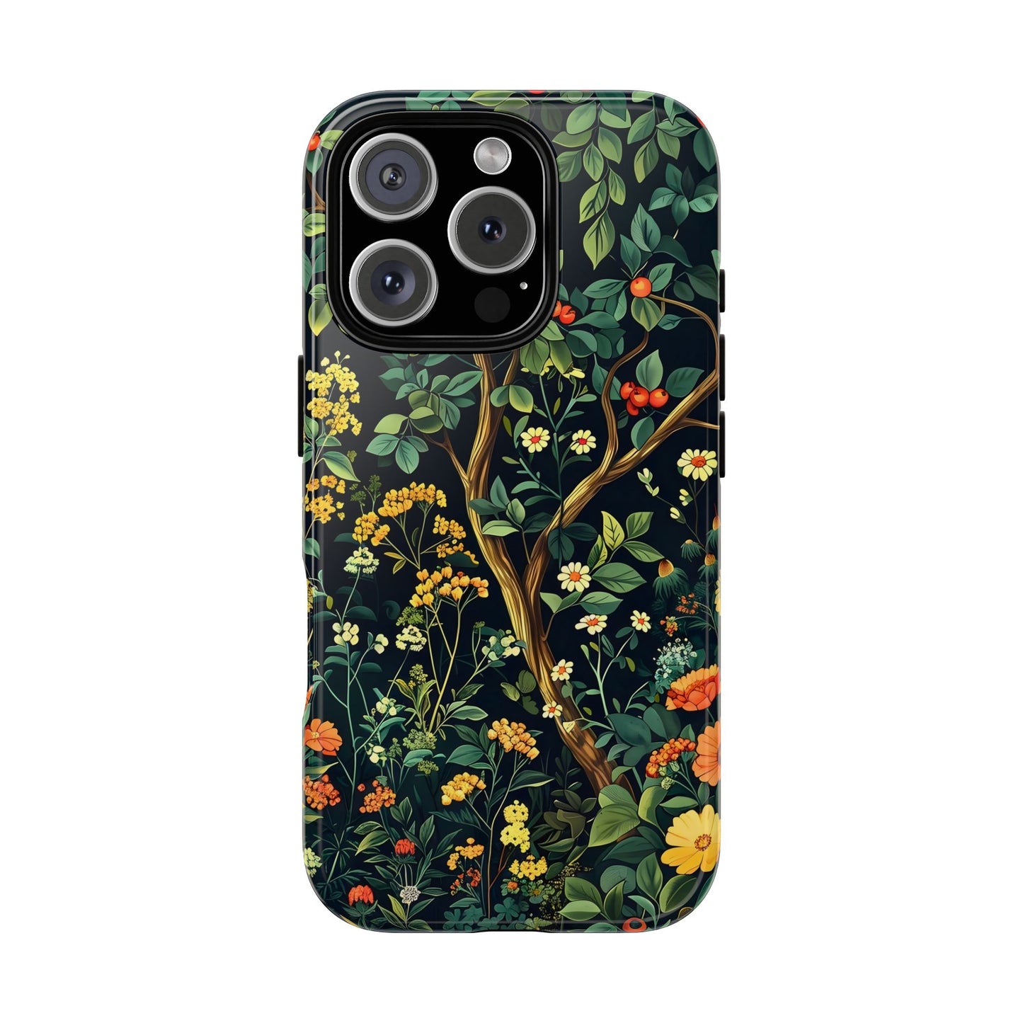 Floral Phone Case - Tough Cases, Colorful Nature Design, Gift for Flower Lovers, Phone Accessory, Unique Cell Phone Cover