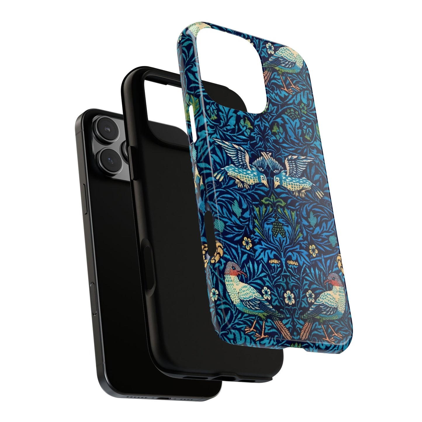 Elegant Bird Pattern Phone Case | Nature Lover Gift, Stylish Mobile Cover, Floral Design, Eco-Friendly, Unique Cell Phone Protector