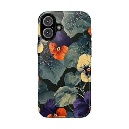 Tough Cases Floral iPhone Case, Tough Phone Cover, Stylish Floral Design, Gift for Her, Summer Vibe, Durable Protective Case