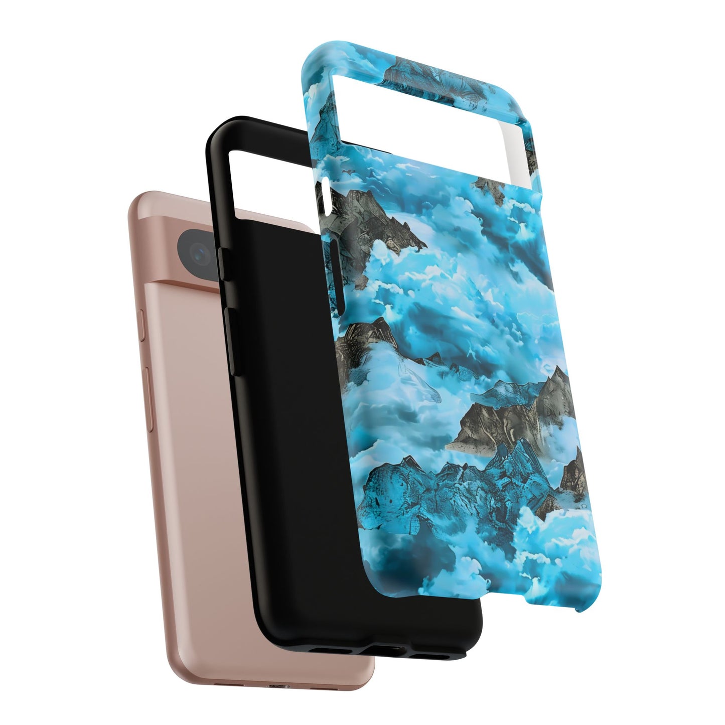 Mountain Wave Phone Case - Adventure Gear, Outdoor Gifts, Stylish Cases, Trendy Accessories, Nature Lovers