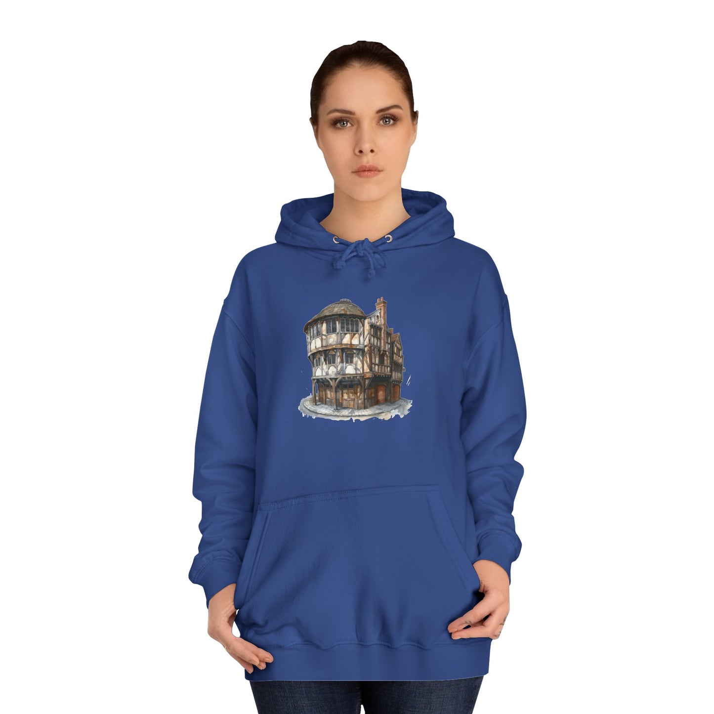 Unisex College Hoodie - Home of the Pint - A British Pub Legacy