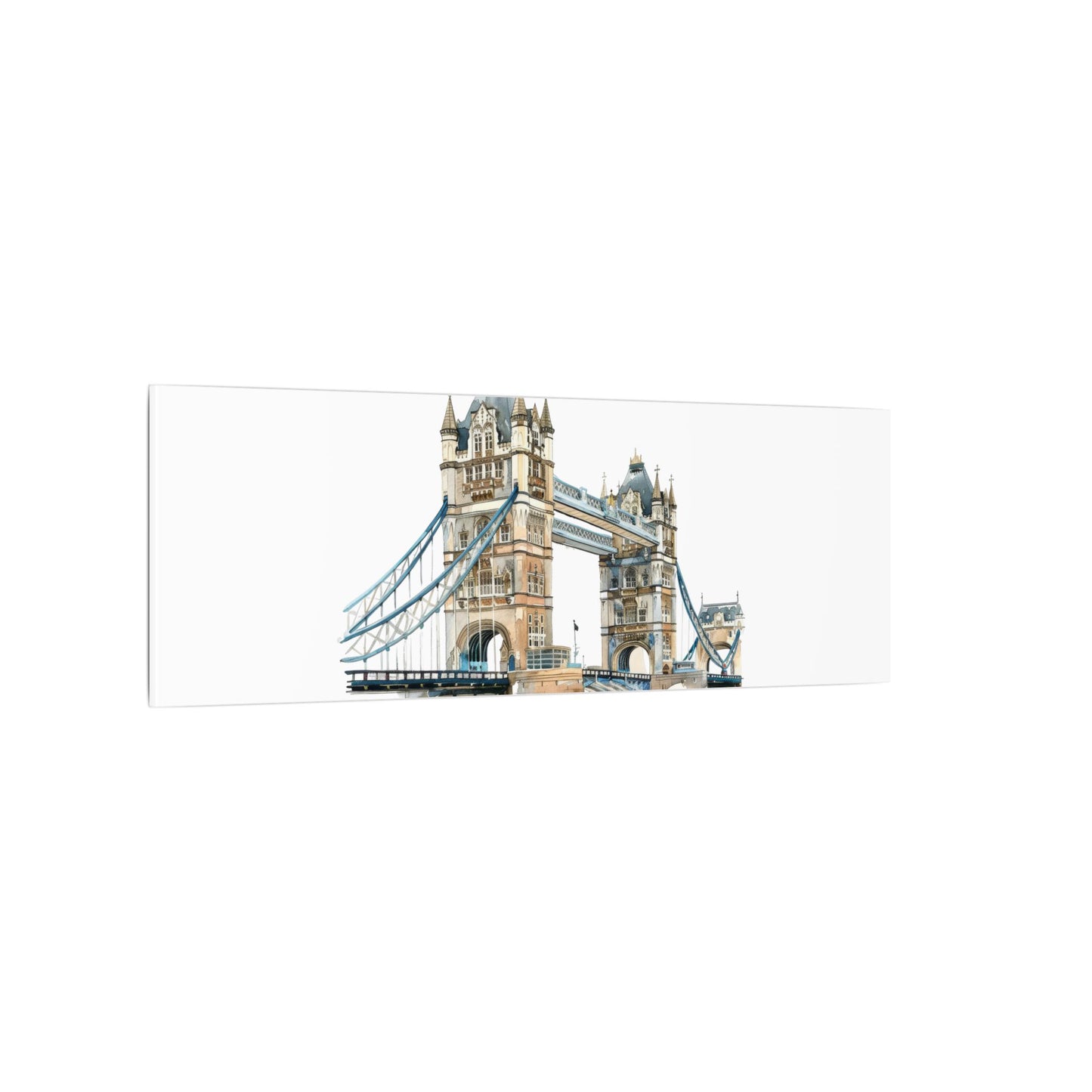 London Bridge Matte Canvas Wall Art, Elegant Home Decor, Unique Gift for Art Lovers, Travel Enthusiast Wall Decor, Modern Aesthetic