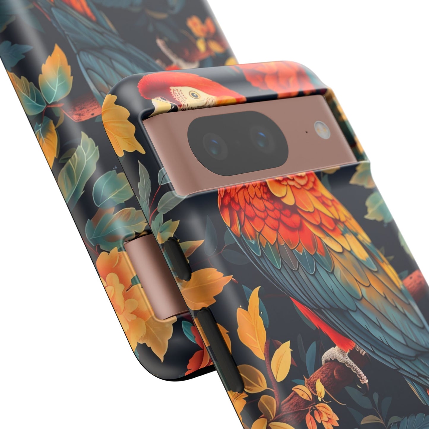 Vibrant Parrot Phone Case - Tough, Stylish, Nature-Inspired, Tropical, Wildlife, Perfect Gift, Summer Vibes
