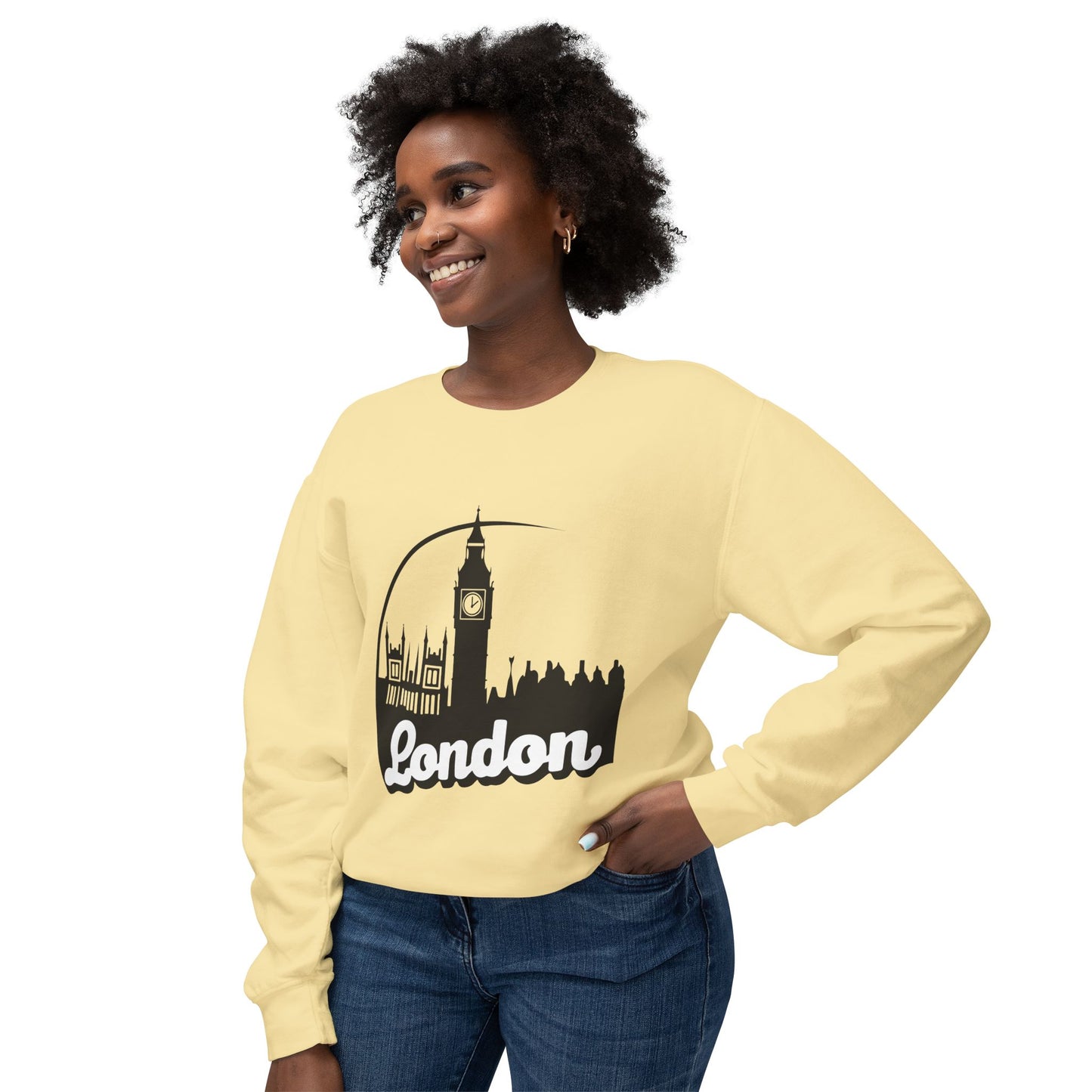 Unisex Lightweight Crewneck Sweatshirt - Relaxing London