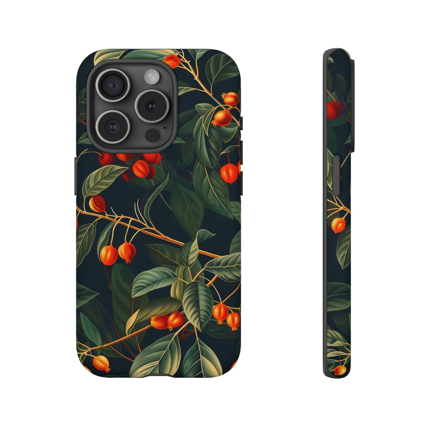 Tough Cases, Floral Phone Case, Nature-Inspired Tech, Unique Gift, Phone Accessory, Botanical Design, Fall Vibes