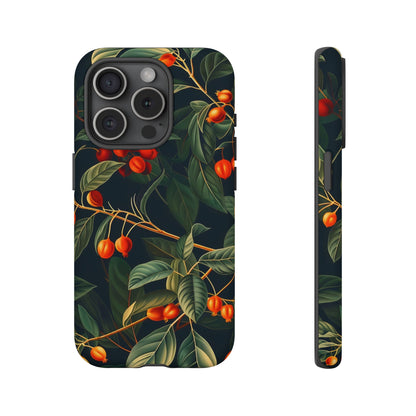 Tough Cases, Floral Phone Case, Nature-Inspired Tech, Unique Gift, Phone Accessory, Botanical Design, Fall Vibes
