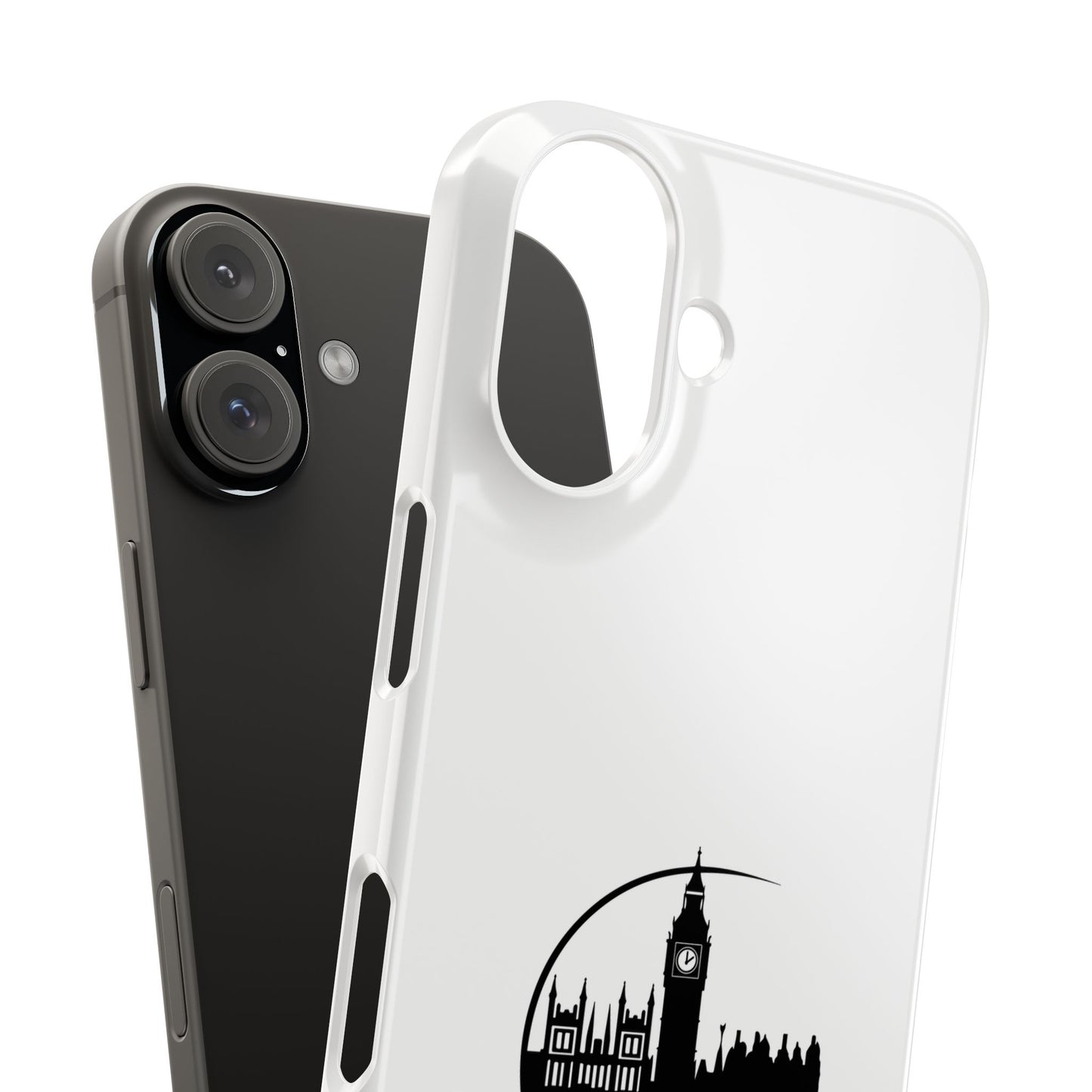London Skyline Slim Phone Case - Stylish Black and White Design, Modern Accessories for Travelers, Gifts for London Lovers, Phone [...]
