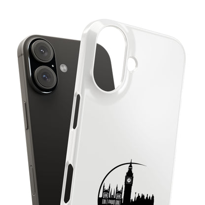 London Skyline Slim Phone Case - Stylish Black and White Design, Modern Accessories for Travelers, Gifts for London Lovers, Phone [...]